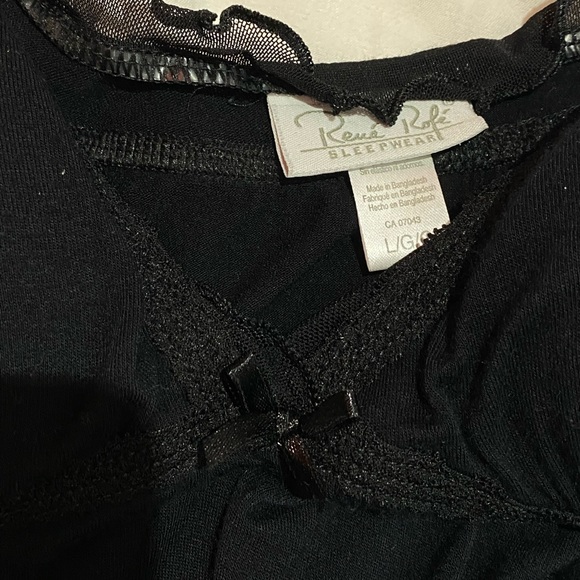 Vintage Black Slip Dress - Picture 2 of 2